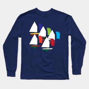 Wianno Senior Sailboats Racing Long Sleeve T-Shirt